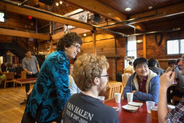 President Pollack at TGIF