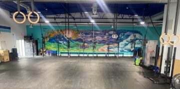 The interior of CrossFit Vertical in Ithaca